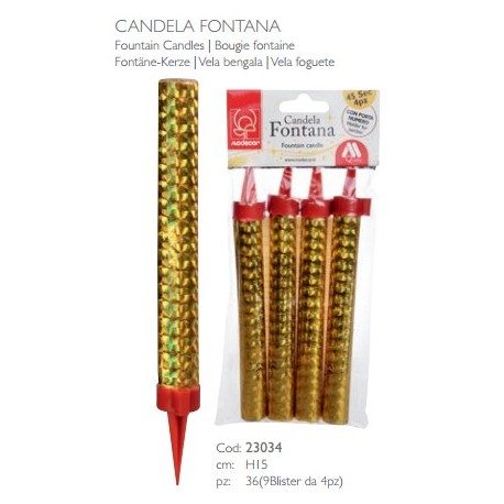 Candela Fontana 4 pz