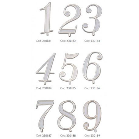 Mabor Set Di 10 Topper Per Torta In Acrilico Oro, Numeri Per Decorazione Compleanno E Feste, Altezza 9,3 Cm, Riutilizzabili