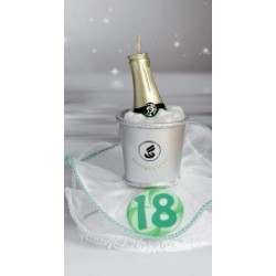Candela 18 anni con Coccarda e Champagne
