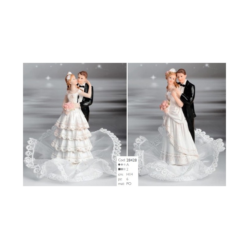 Decorazioni torte matrimonio cake topper sposi