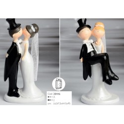 Cake Topper sposini Buffi eleganti