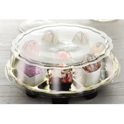 5 pz Contenitore per Dolcetti Scrigno Bijoux