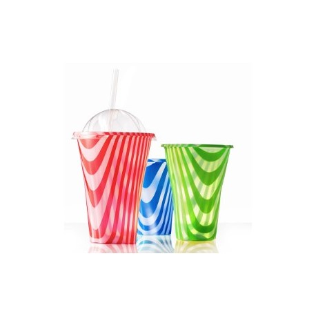 Coperchio per Bicchieri Bibita colorati Drink Mix