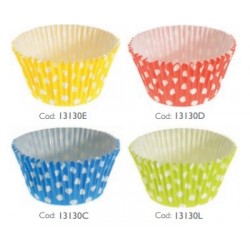 Pirottini per Muffin Pois vari colori