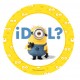 Cialda Minion Tonda per Torte