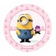 Cialda Minion Tonda per Torte