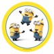 Cialda Minion Tonda per Torte