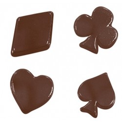 Stampo cioccolatini Semi Carte da gioco