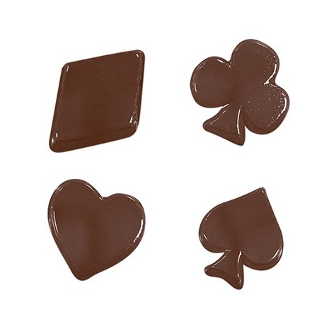 Stampo cioccolatini Semi Carte da gioco