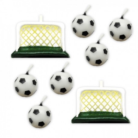 Candele calcio per torte