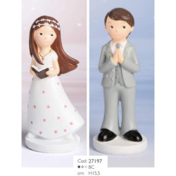 Cake Topper per Comunione Maschio e Femmina