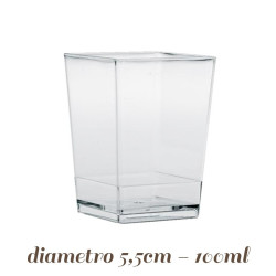 Bicchierini Monouso Cubo per Finger Food