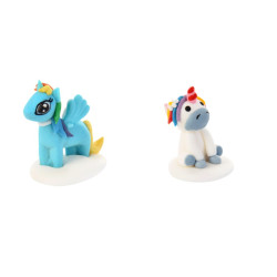 Pony e Unicorno in zucchero 3d pronti