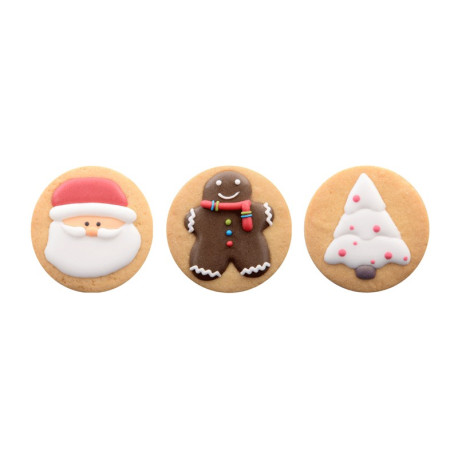 Biscotti Di Natale Vendita.Acquista Online I Biscottini Natalizi Pronti 2d Con Decorazioni