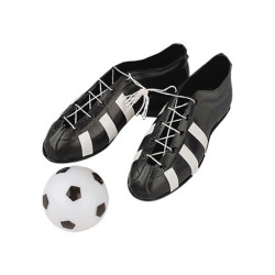 Scarpe da calcio per torte plastica con Pallone