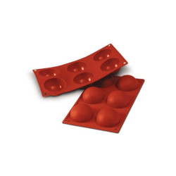 Stampo silicone 6 sfere per Muffin e tortine