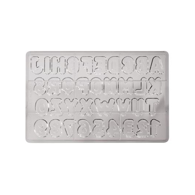 cioccolatini strumento per decorare torte Stampo in silicone a forma di lettere/numeri per torte GCCI 10 cm biscotti 