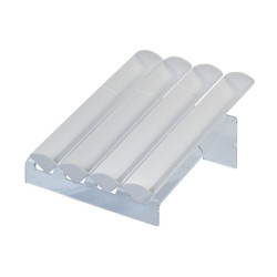 Espositore per Macaron Satinato a 4 file