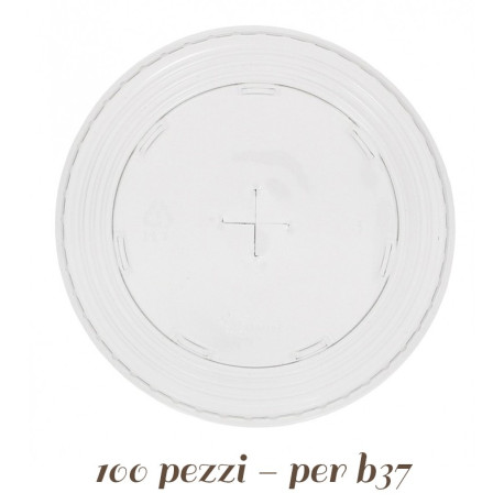 Coperchio a Croce Trasparente per Bicchieri