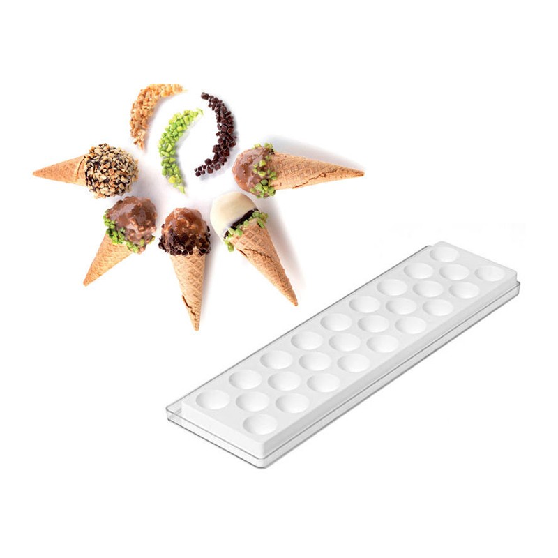 ADMOS Stampi per Corno di Crema Utensili da Cucina Stampo per Cono Gelato Stampo per Cono Gelato Creatore Fai-da-Te Coni da Forno Pasticceria conica per Cannoli Tubi Croissant Forme da Forno Stampo 