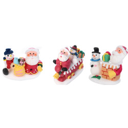 Babbo Natale 3d.Babbo Natale Con Base Maxi Formato In Zucchero 3d