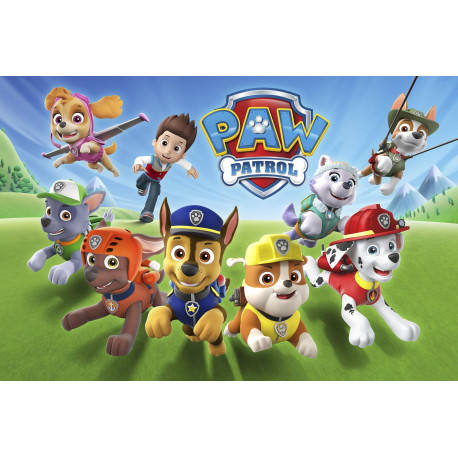 Cialda Paw Patrol Rettangolare per torte