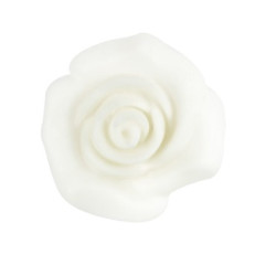Rosellina pasta di zucchero bianca 3 cm modellabile