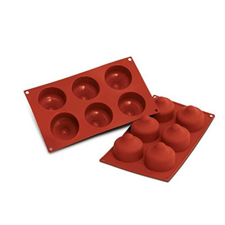 Stampo silicone 6 Baci Silikomart