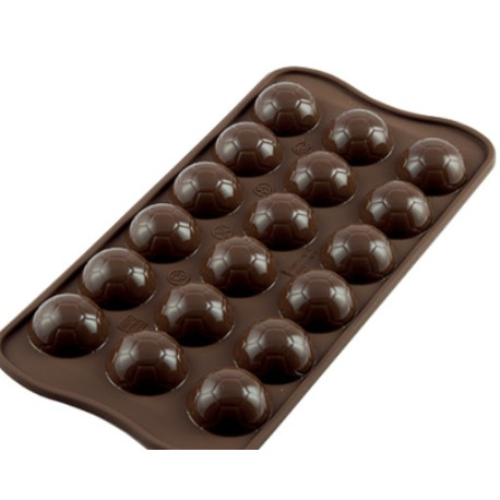Stampo silicone 18 palloni da Calcio in cioccolato