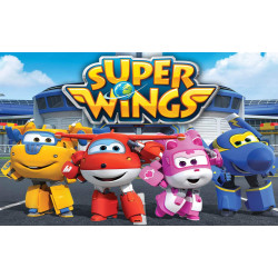 Cialda Super Wings Aeroplanini Rettangolare per torte