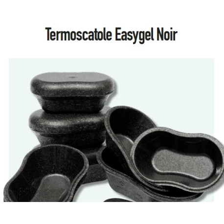 Termoscatola Easygel Nera per gelati in polistirolo varie misure