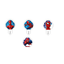 600 Cialdine per gelati Decoshape Spiderman