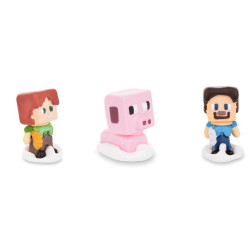 Personaggi squadrati in zucchero 3d Senza Glutine