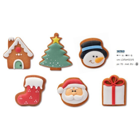 Disegni Biscotti Di Natale.Biscotti Di Natale Pronti In Panpepato Senza Glutine