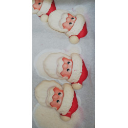 Faccine di Babbo Natale in Zucchero 2.5 cm