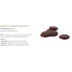 3 kg Medagliette di cioccolato Gioari fondente 72%