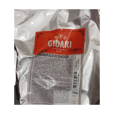 3 kg cioccolato Gioari monorigine Ecuador 74%