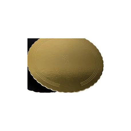 Dischi in Cartone Oro per torte