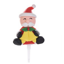 Babbo Natale in Plastica con stecco