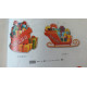 Babbo Natale 3d su slitta in zucchero