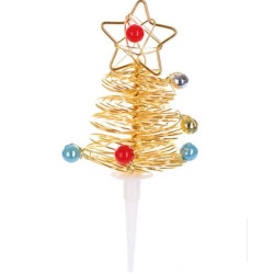 Albero di Natale in Plastica per torte h 5.5