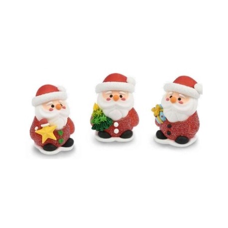 Babbo Natale Paffuto Gelatina e Zucchero H.5,5