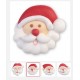 Faccine di Babbo Natale in Zucchero
