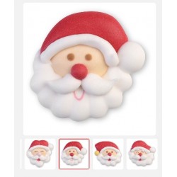 Faccine di Babbo Natale in Zucchero @2.5cm