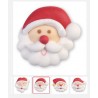 Faccine di Babbo Natale in Zucchero @2.5cm