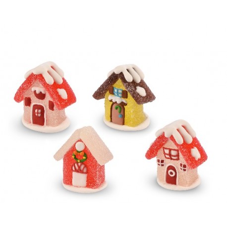 CASE DI NATALE 3D GELATINA E ZUCCHERO
