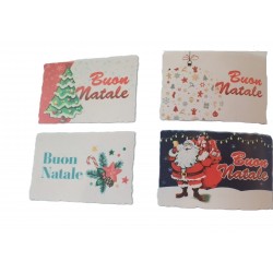 Biglietti di Natale in zucchero per panettoni e pandori