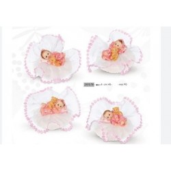 NASCITA BIMBI NANNA CON ORSETTO ROSA