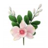 RAMO ORCHIDEA ROSA + FOGLIA