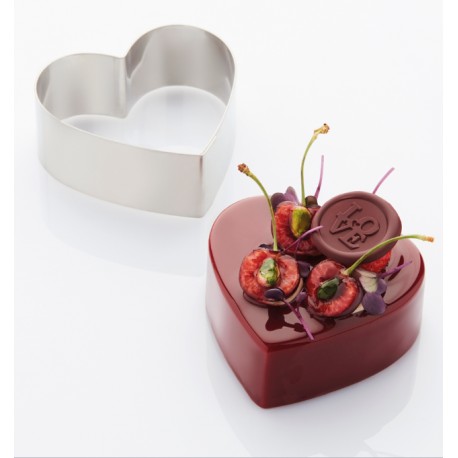 Anello Cuore Inox per torte
